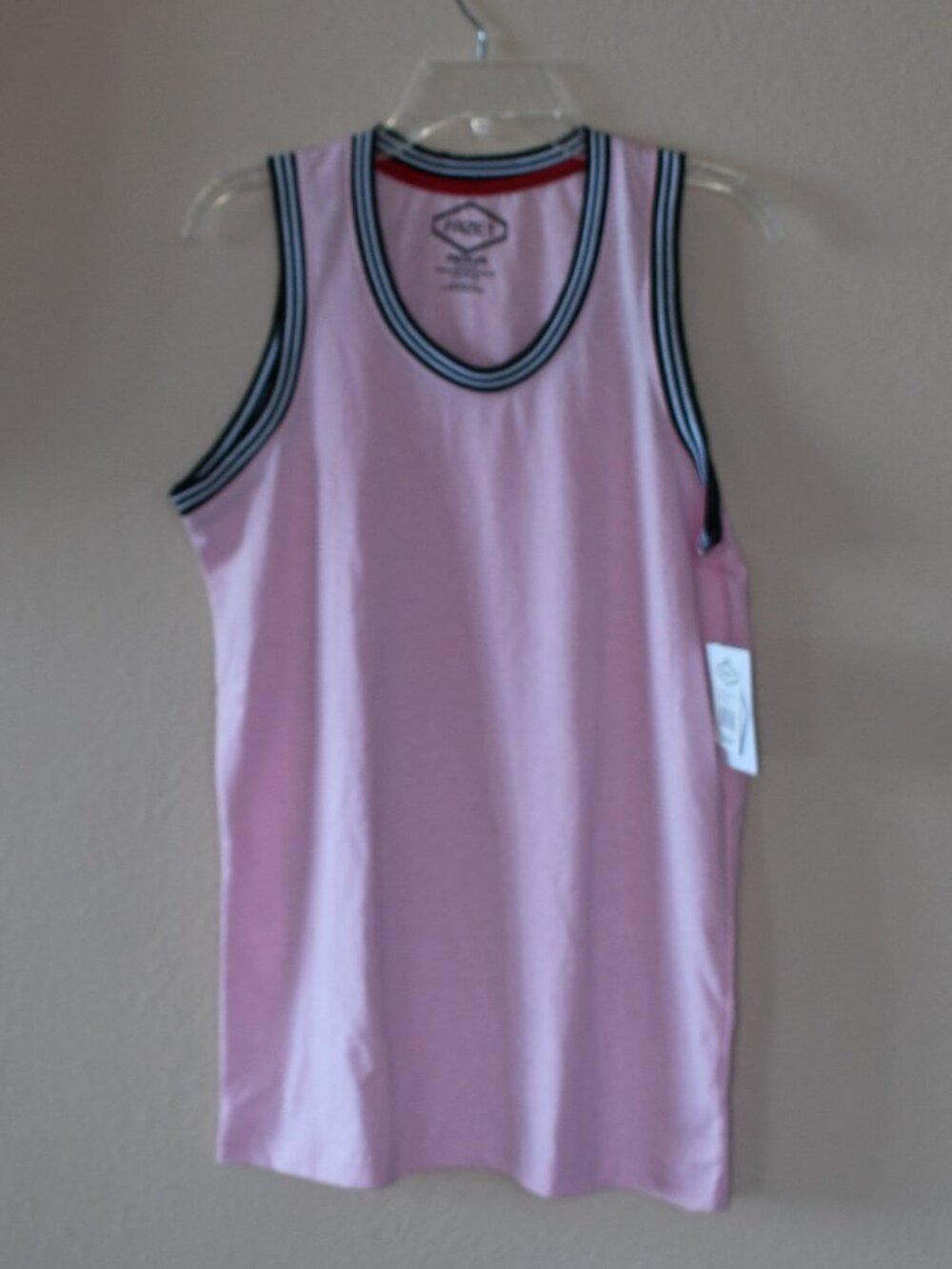 FAZE 1 Men’s Pink Jersey Knit Tank Top Size Medium NWT